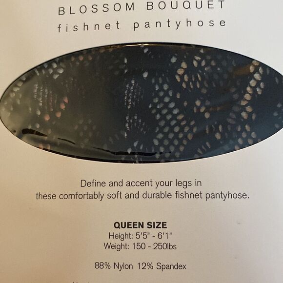 BLOSSOM BOUQUET Printed Fishnet Tights - Picture 3 of 3